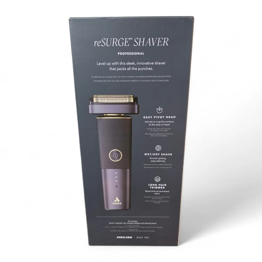 Andis 17300 reSurge Shaver Professional Lithium-Ion Battery Wet/Dry
